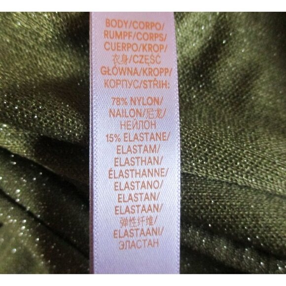 Savage X Fenty Bodysuit S Military Olive Green Sleep & Shine Teddy Size 2X - Picture 11 of 11